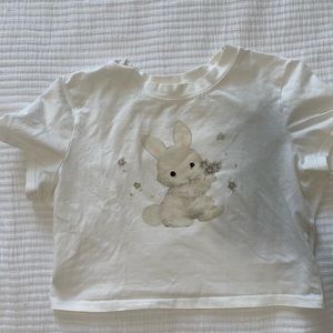 cute graphic crop top